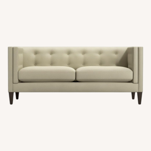 Used Crate & Barrel Aidan Light Gray 3 Seater Sofa for sale on AptDeco