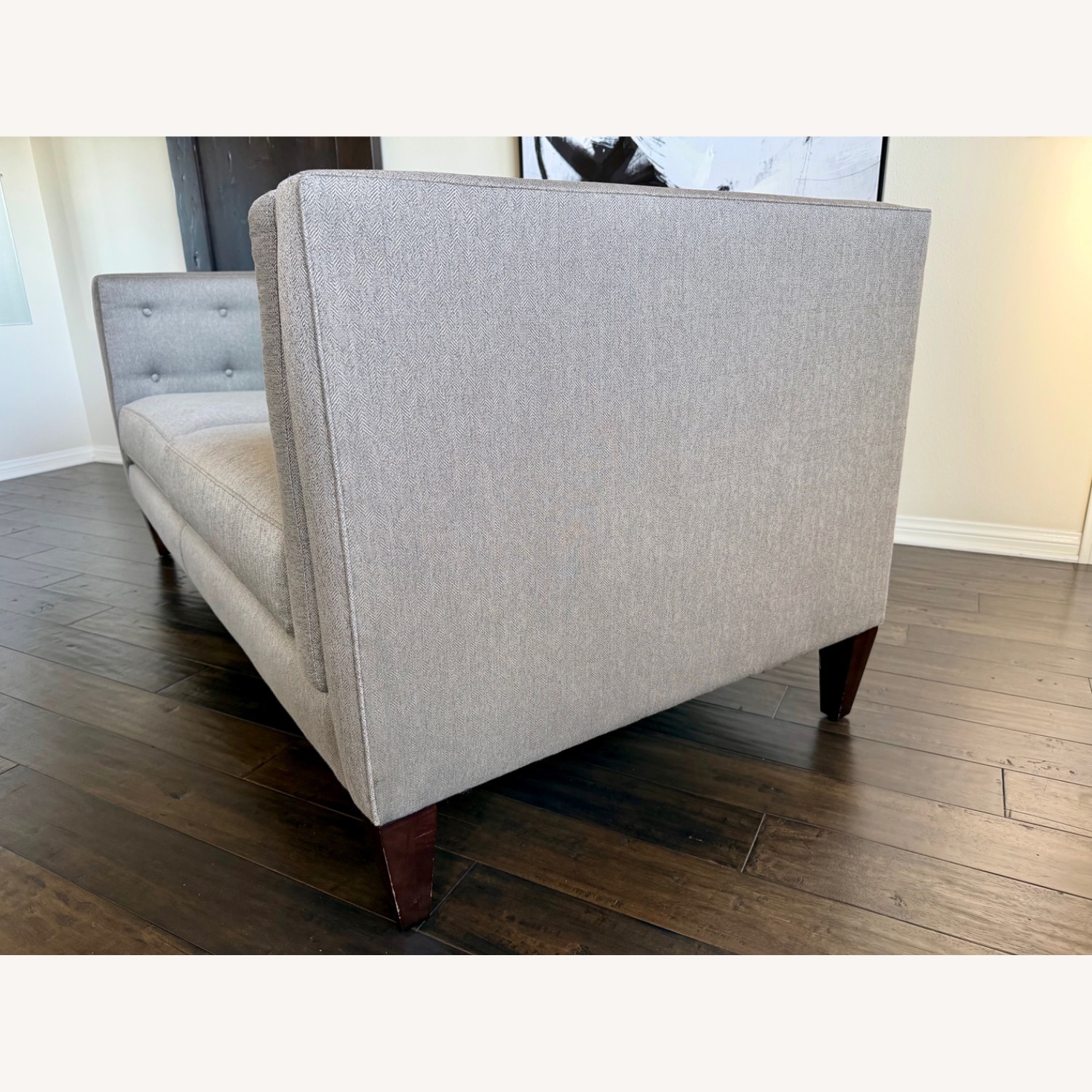 Crate & Barrel Aidan Light Gray 3 Seater Sofa - image-3