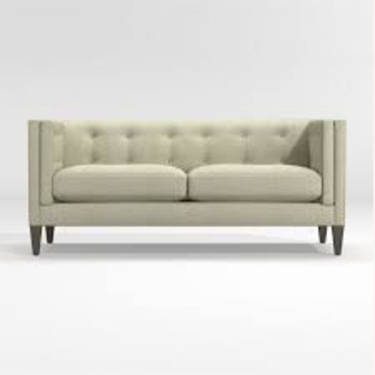 Crate & Barrel Aidan Light Gray 3 Seater Sofa - image-7