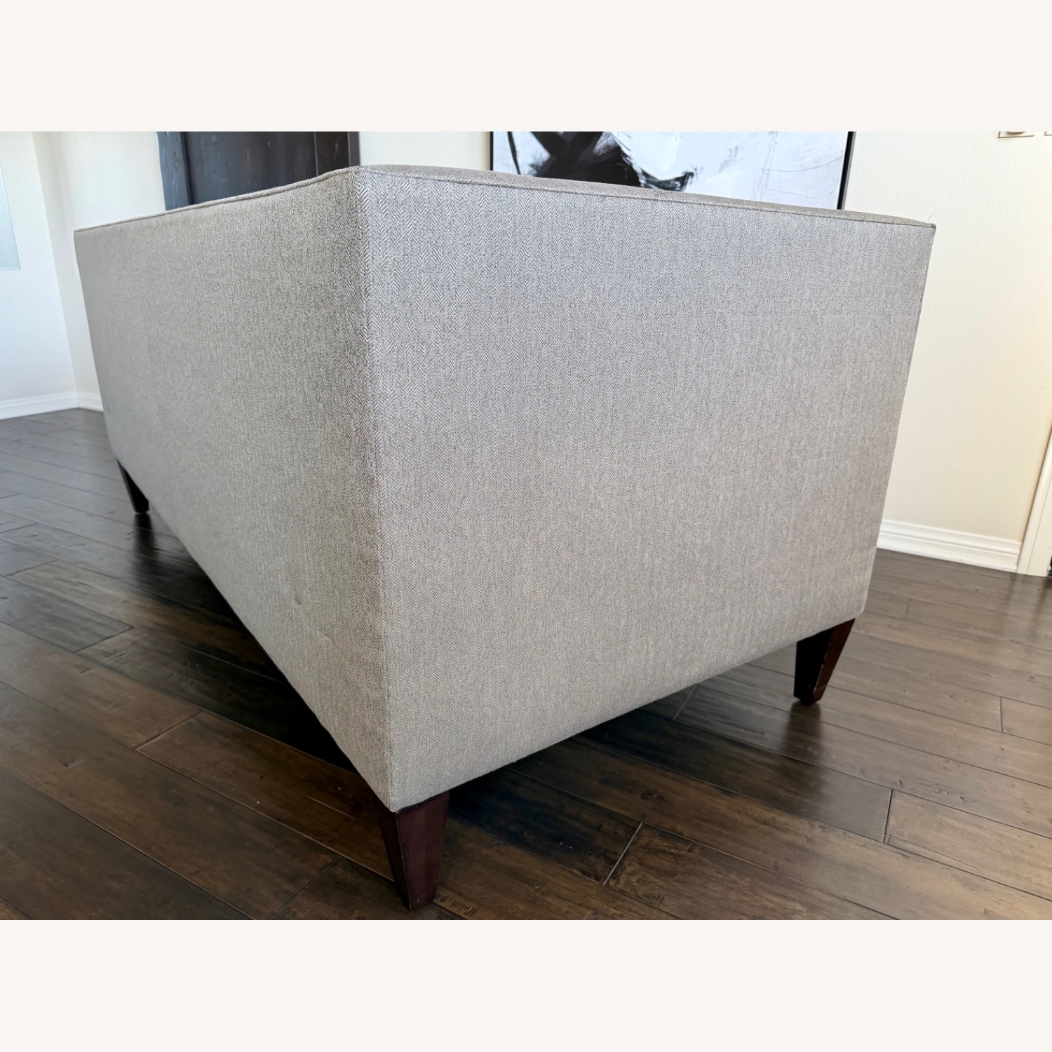 Crate & Barrel Aidan Light Gray 3 Seater Sofa - image-5