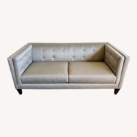 Crate & Barrel Aidan Light Gray 3 Seater Sofa
