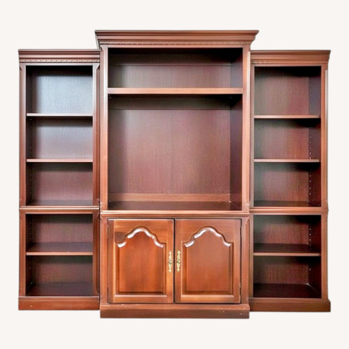 Used Vintage Naturwood Cherry Entertainment Center for sale on AptDeco