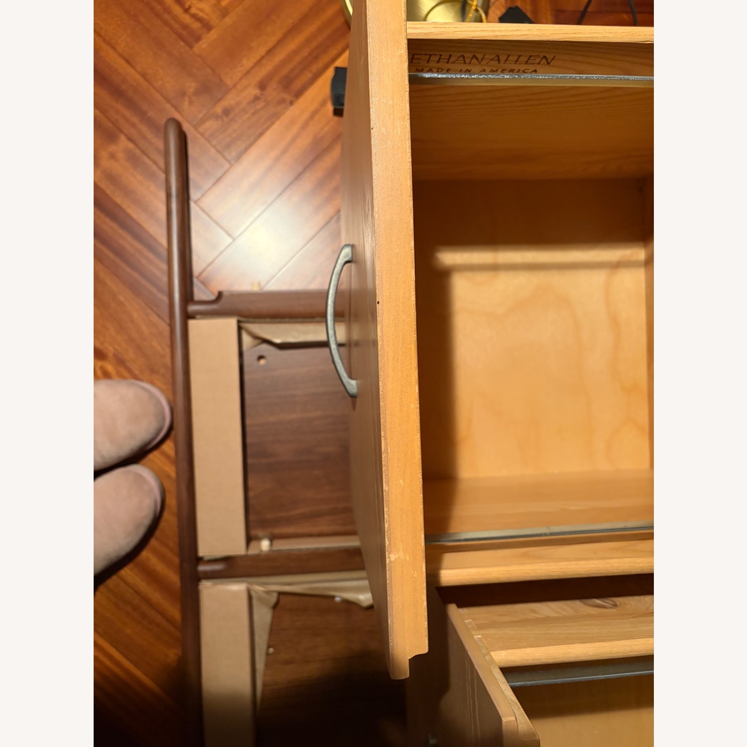 Ethan Allen Bookshelf and File Cabinet  - image-4