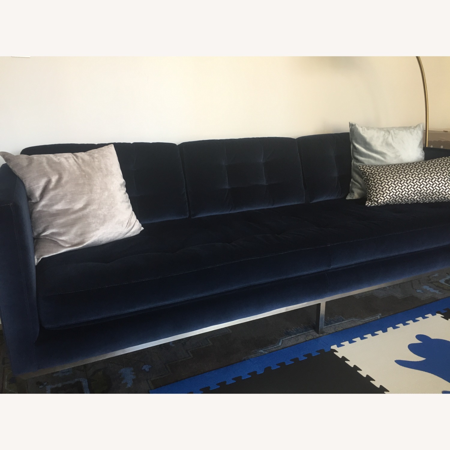 Room & Board Sabine 90" Velvet Sofa - image-1