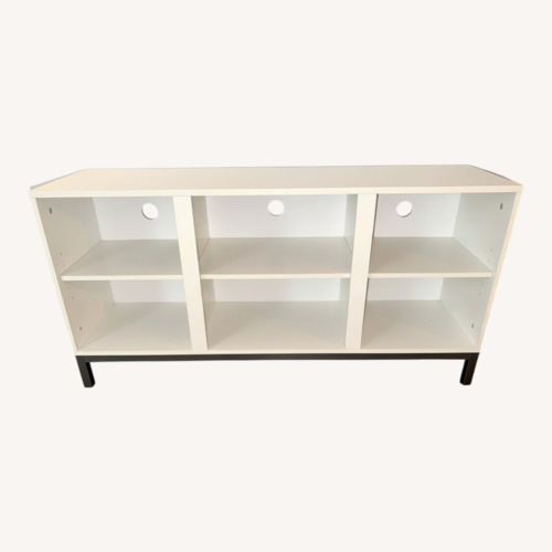Used White Media Storage for sale on AptDeco