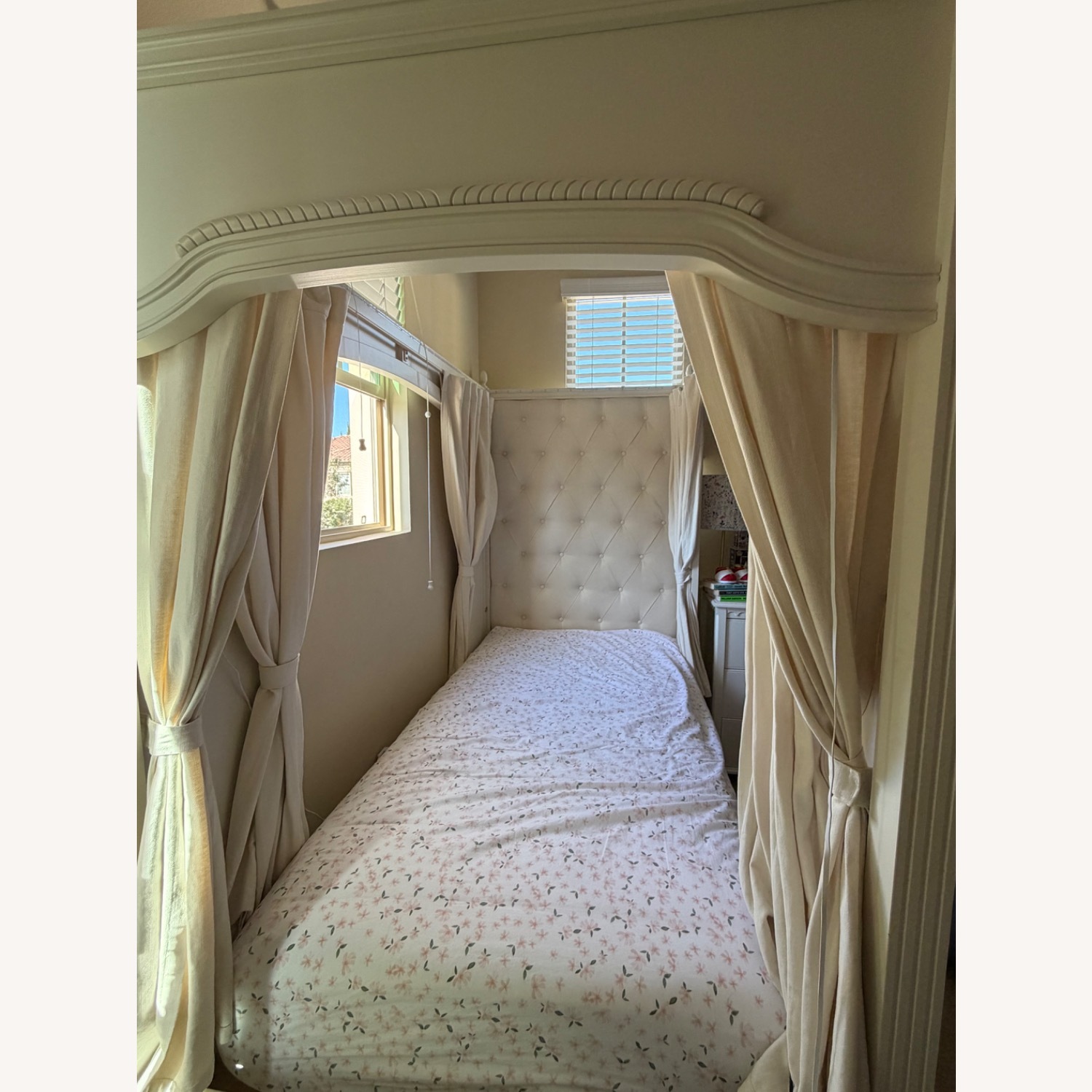 Pottery Barn Kids Blythe Carriage Wood Twin Bed - image-3