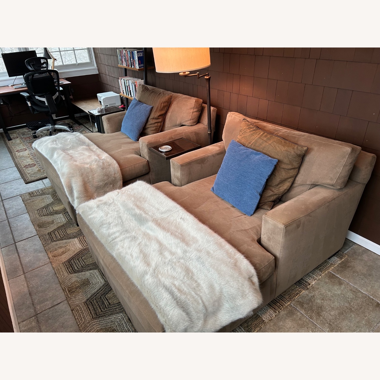 Crate & Barrel Axis 48" Chaise Lounge - image-2