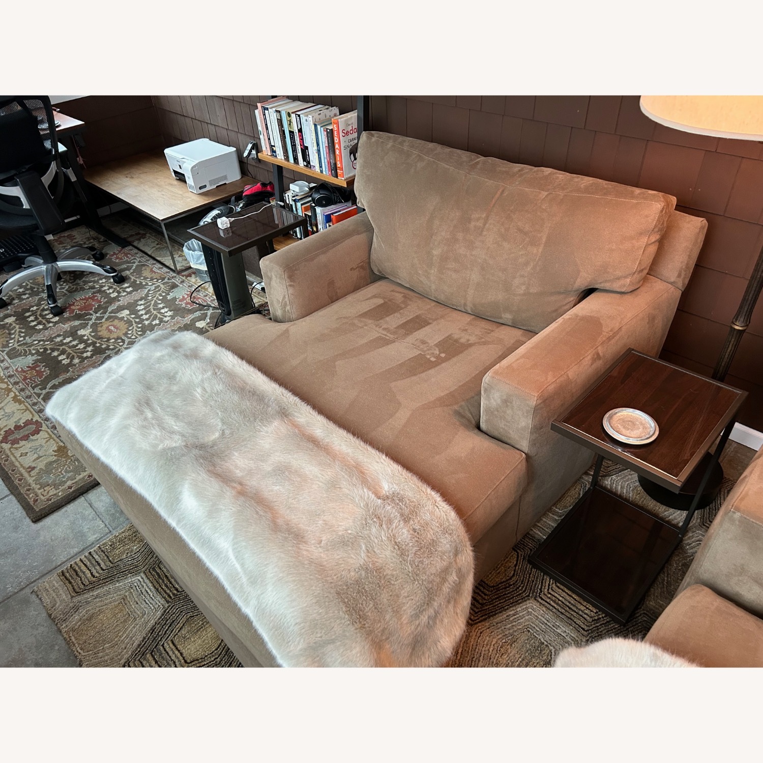 Crate & Barrel Axis 48" Chaise Lounge - image-3