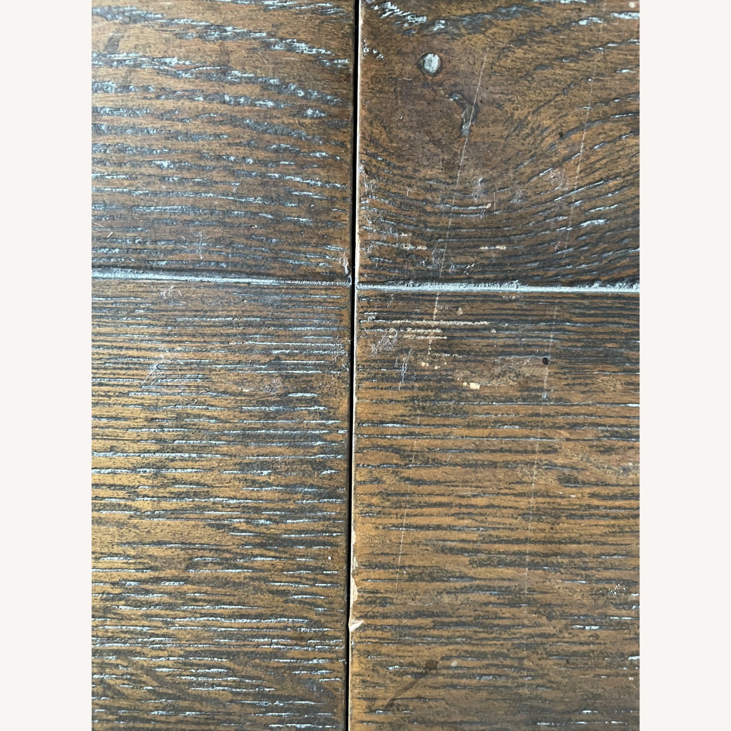 Horchow Rustic Mocha Oak Trunk Coffee Table - image-10