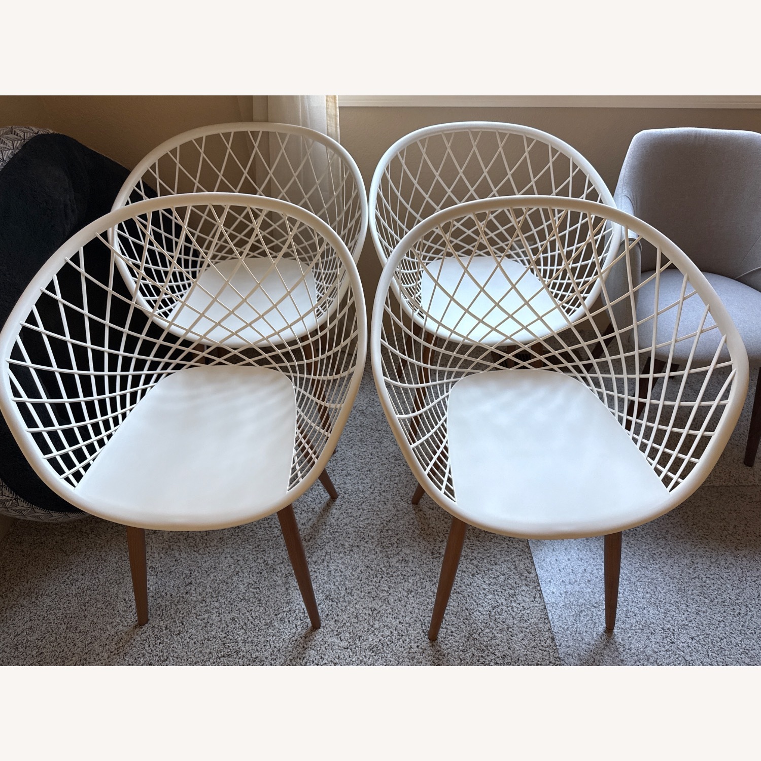 CB2  Sidera Dining Chairs Set of 4 - image-4