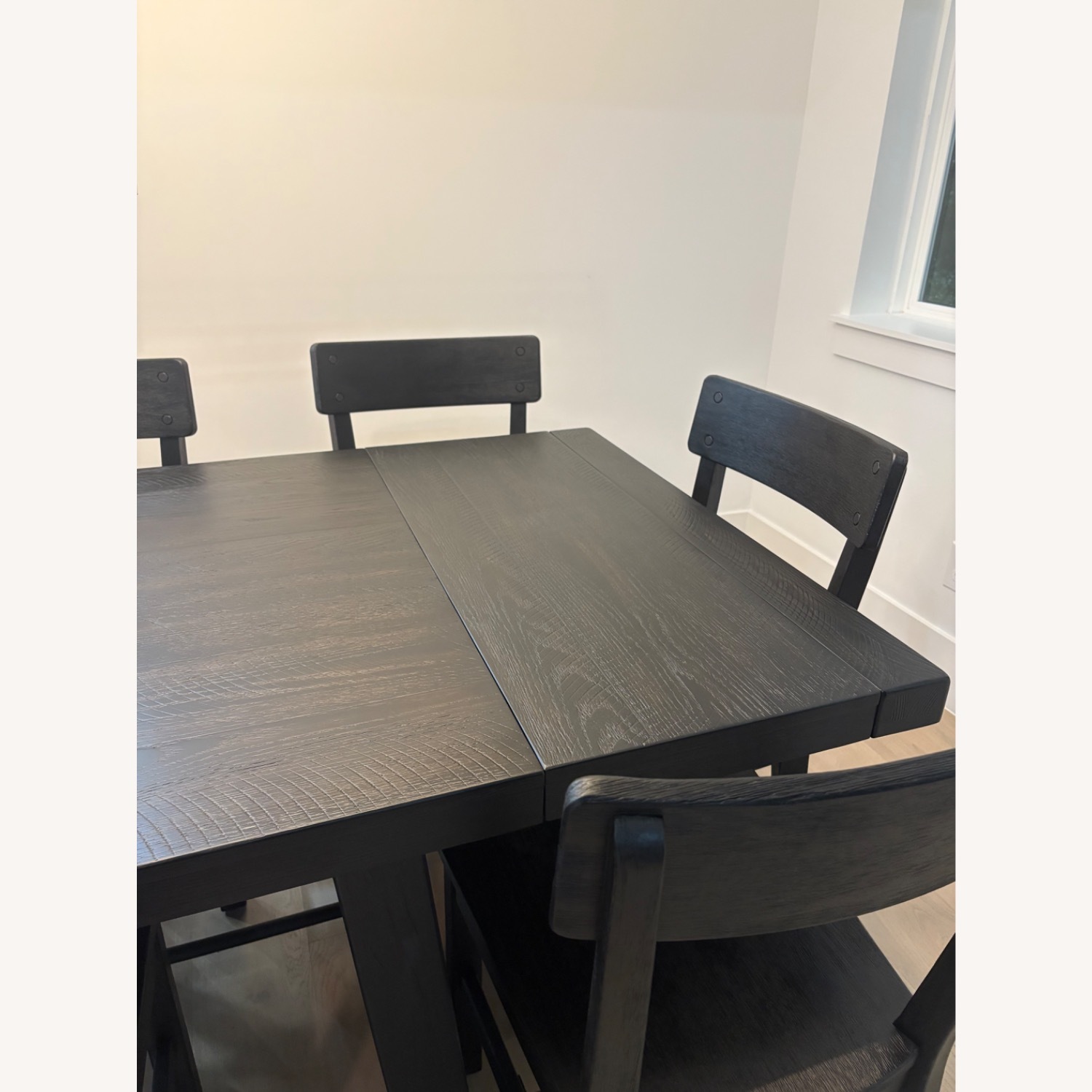 Pottery Barn Benchwright Black Wood Dining Sets - image-3