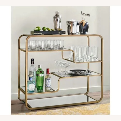 Used Pottery Barn Big Daddy's Antiques Bar Console for sale on AptDeco