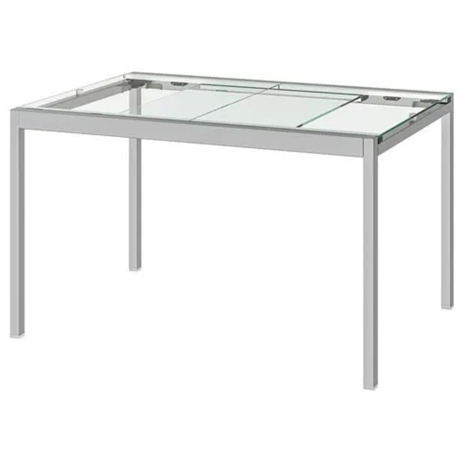 IKEA Glivarp Glass Extendable Dining Room Table - image-5
