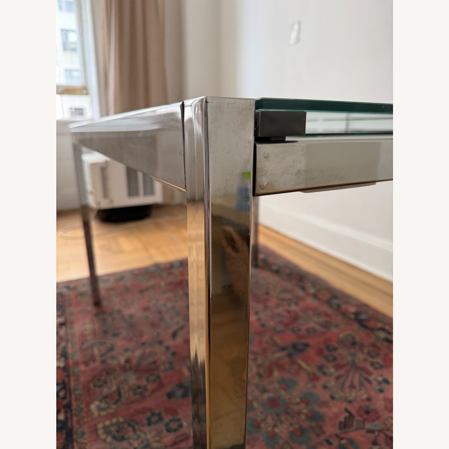 IKEA Glivarp Glass Extendable Dining Room Table - image-3