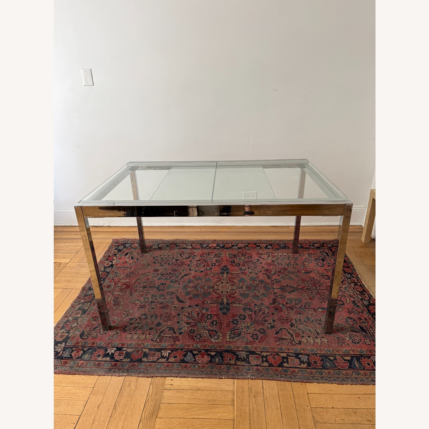 IKEA Glivarp Glass Extendable Dining Room Table - image-1