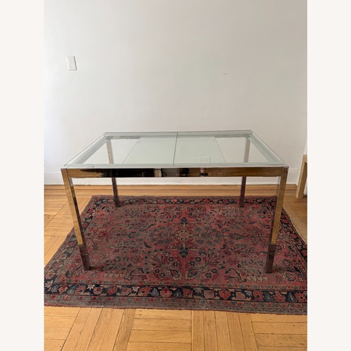 Used IKEA Glivarp Glass Extendable Dining Room Table for sale on AptDeco
