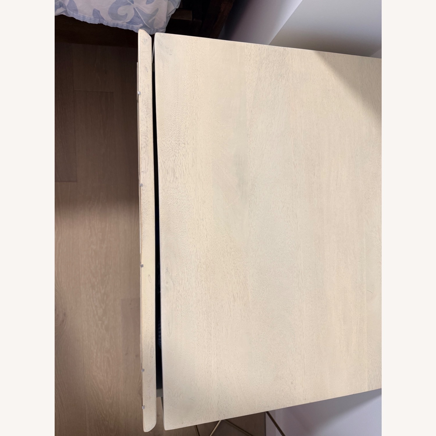 West Elm Roar + Rabbit White Wood Nightstands - image-3