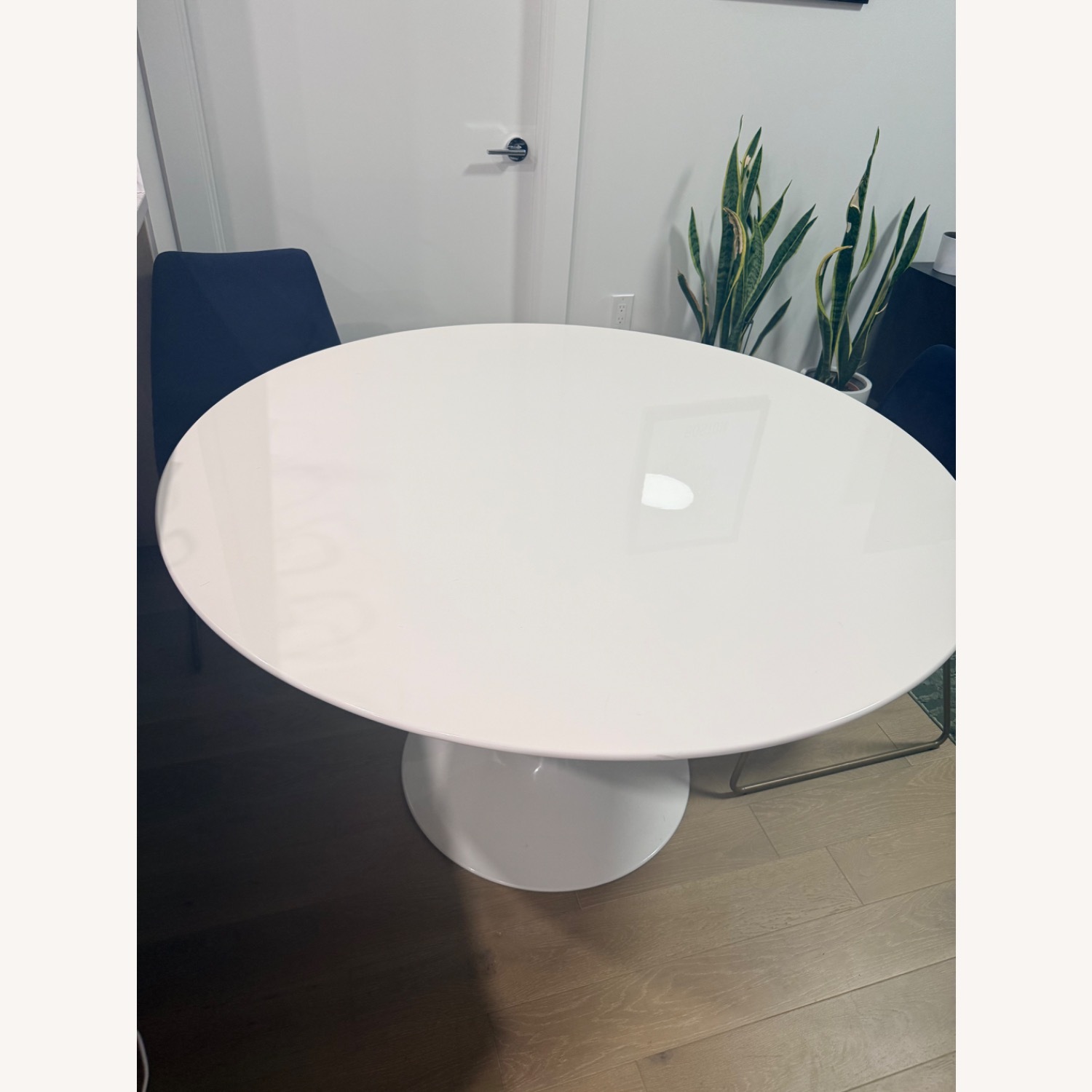 Modway Lippa White Wood Dining Table - image-2