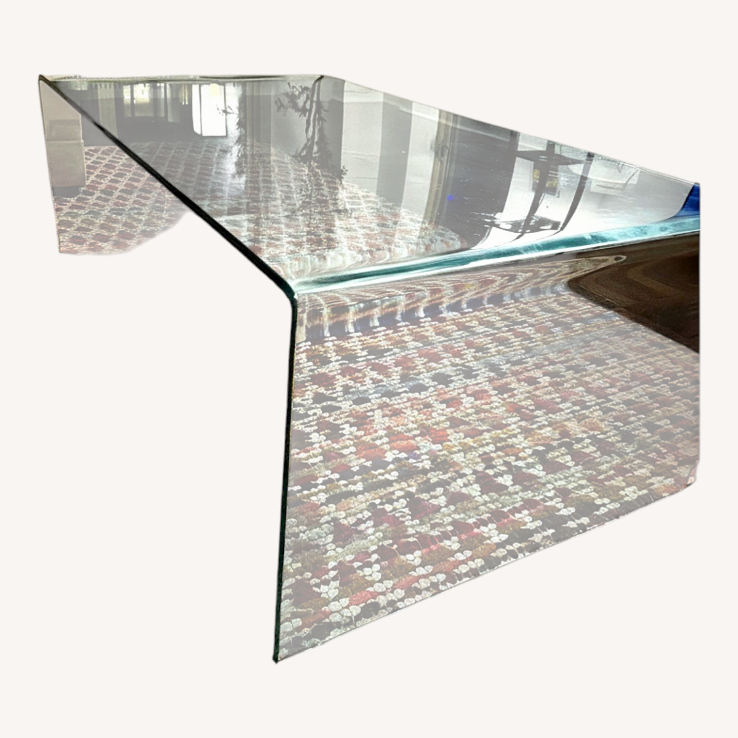 Pot Transparent Table Transparent Coffee Table - AptDeco