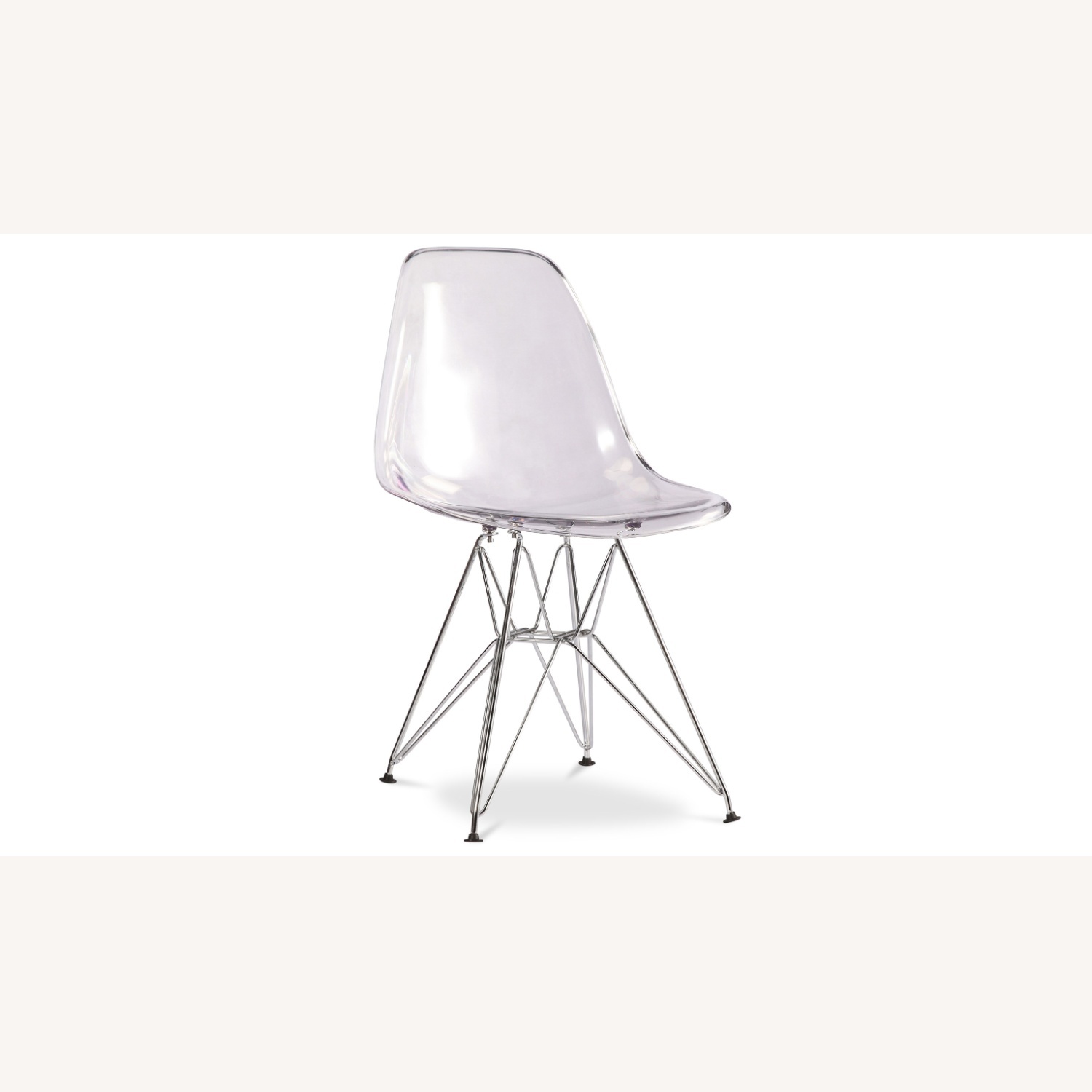 Hayneedle Clear and Metal Dining Chairs - image-4