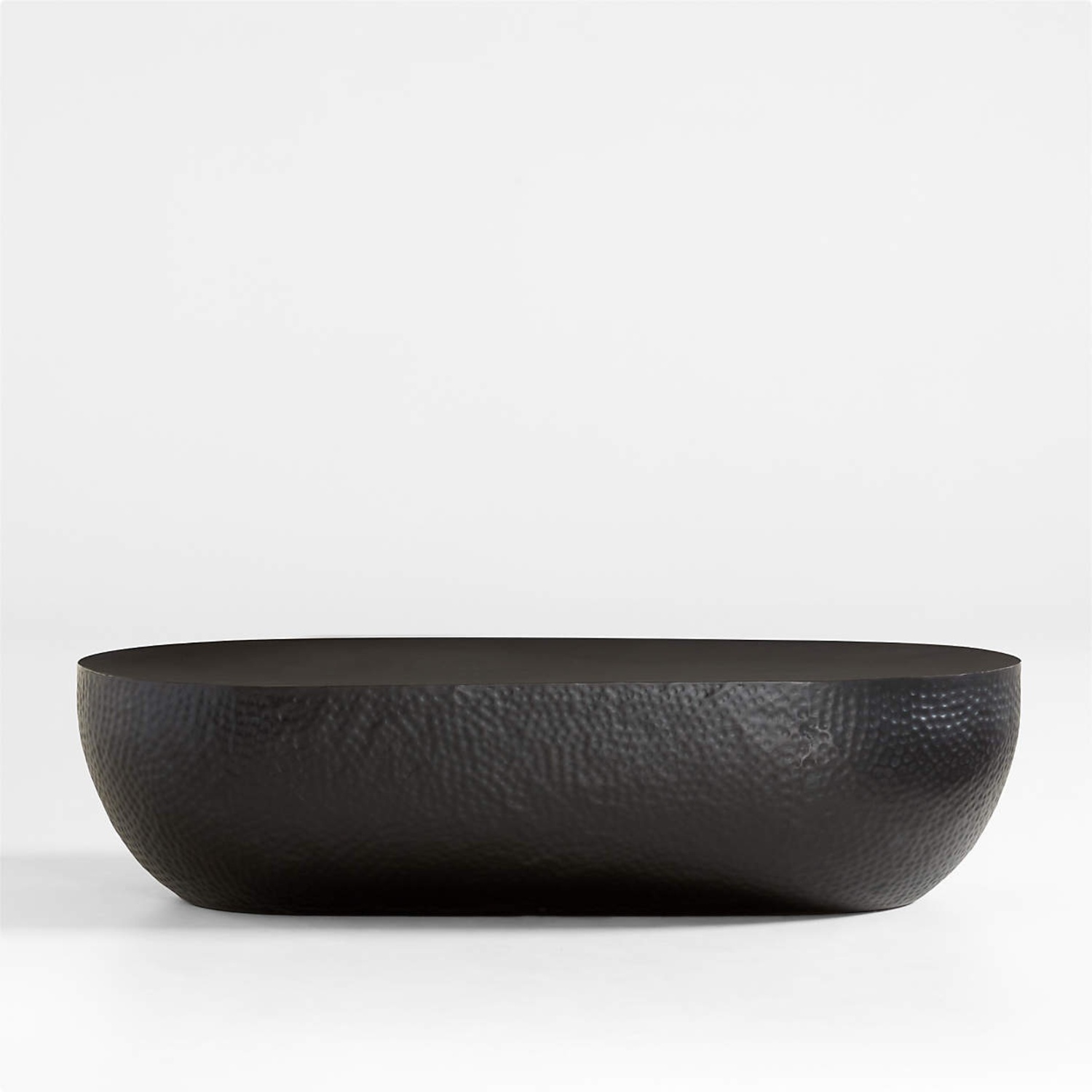 Crate & Barrel Fernando Black Metal Coffee Table - image-4