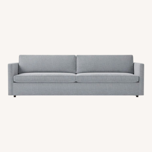 Used West Elm Light Gray Fabric 2 Seater Sofa for sale on AptDeco