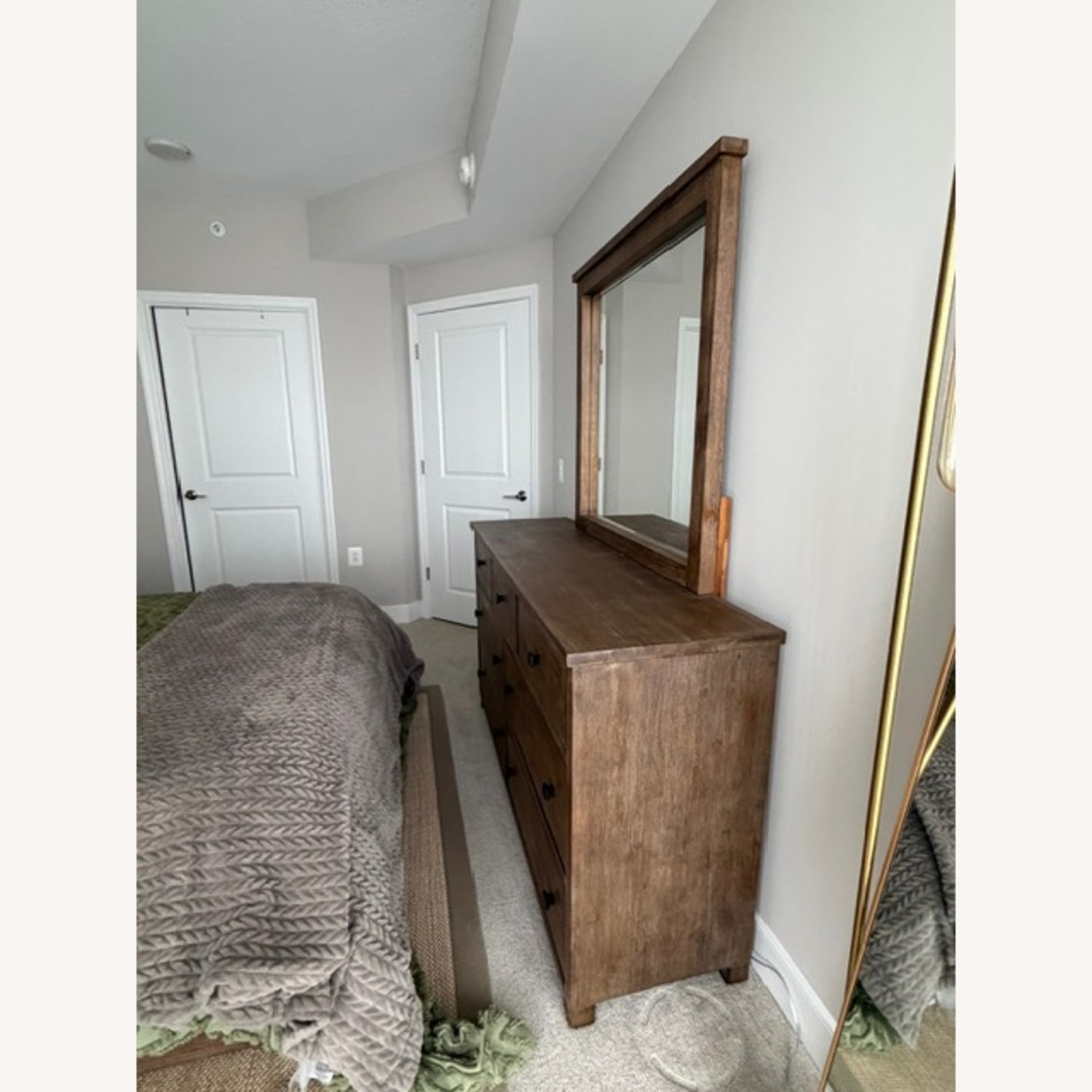 Macy's Light Brown Wood Dresser - image-3