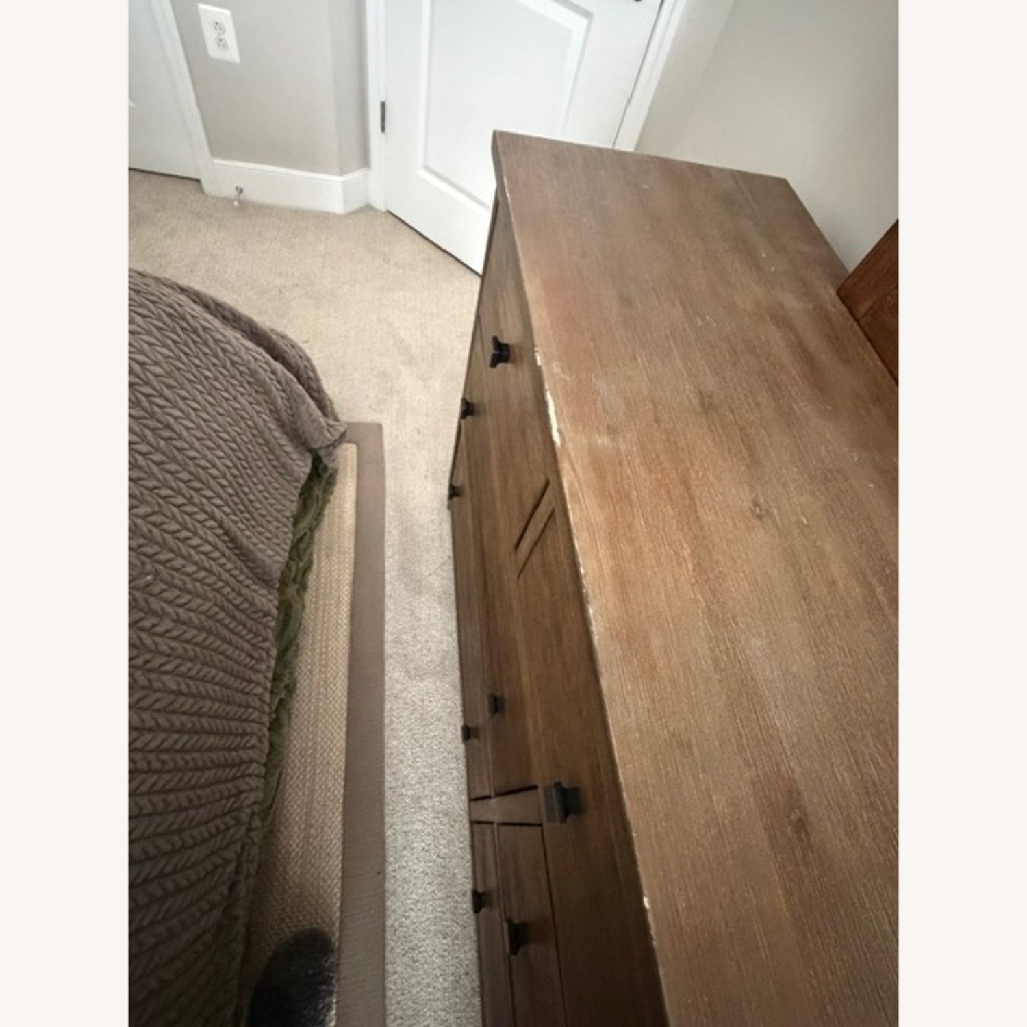 Macy's Light Brown Wood Dresser - image-4