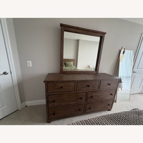 Used Macy's Light Brown Wood Dresser for sale on AptDeco