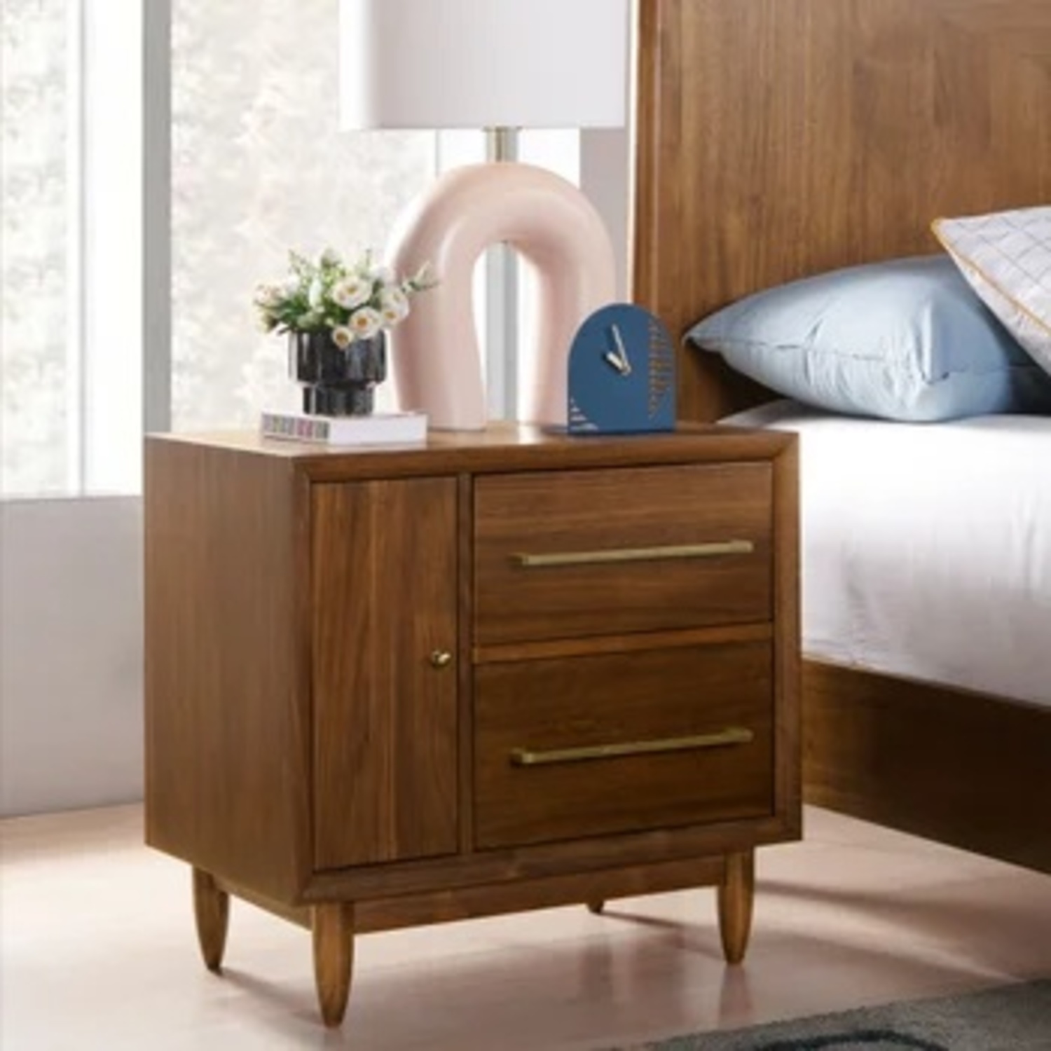 Cossco Marina Del Rey Solid Wood Nightstands - image-6