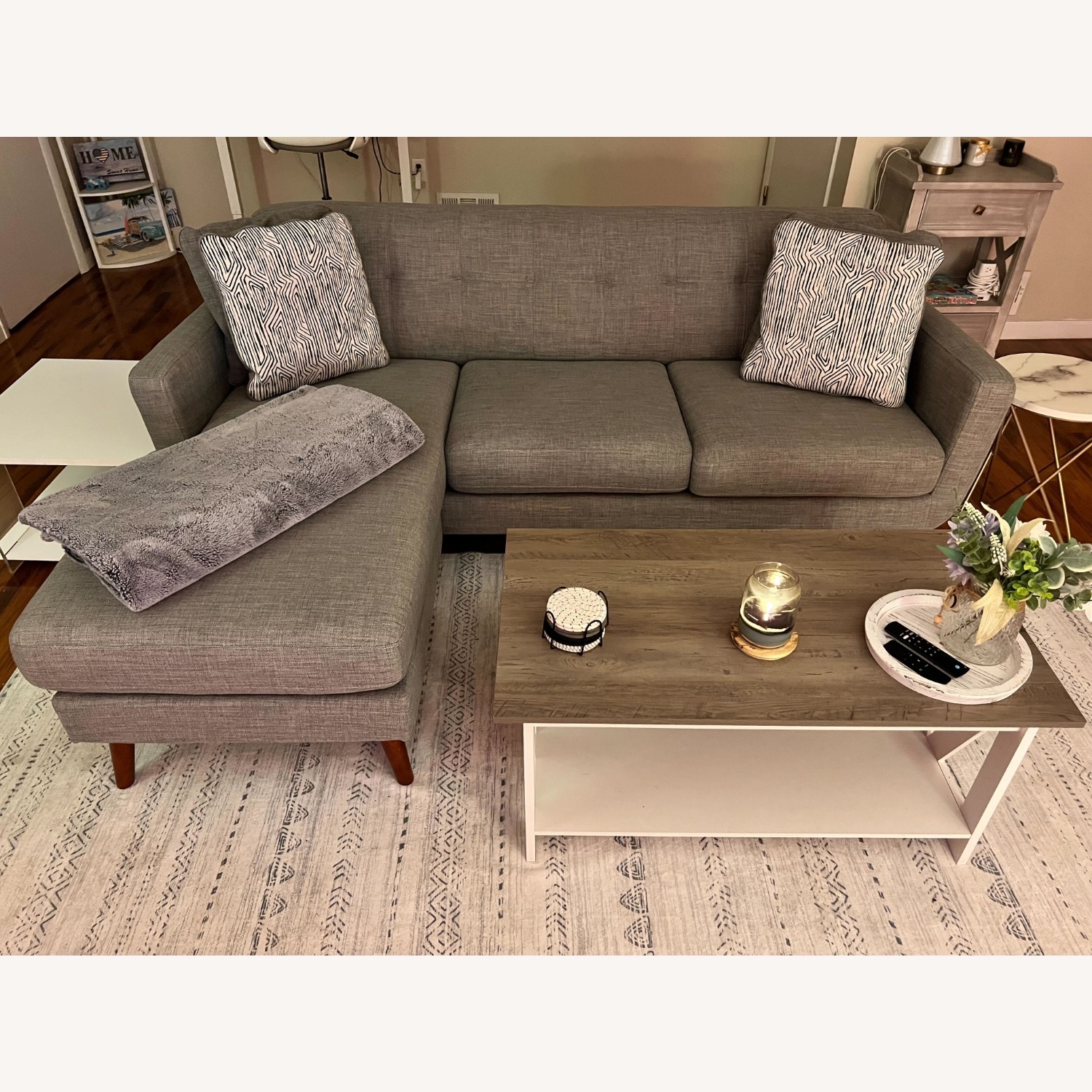 Bob's Discount Bettie Gray 86'' Chofa - image-2