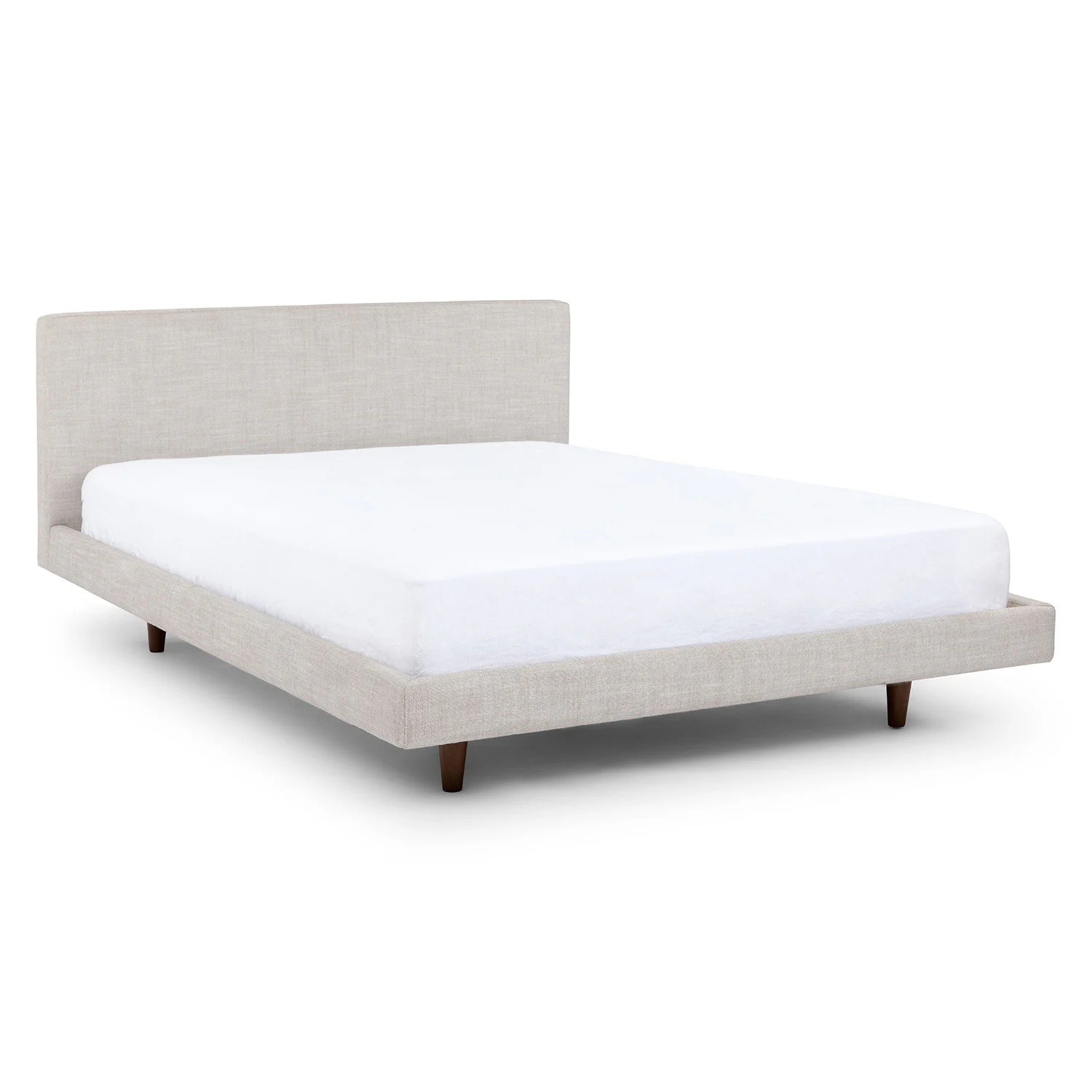 Article Tessu Light Gray Fabric Queen Bed - image-4