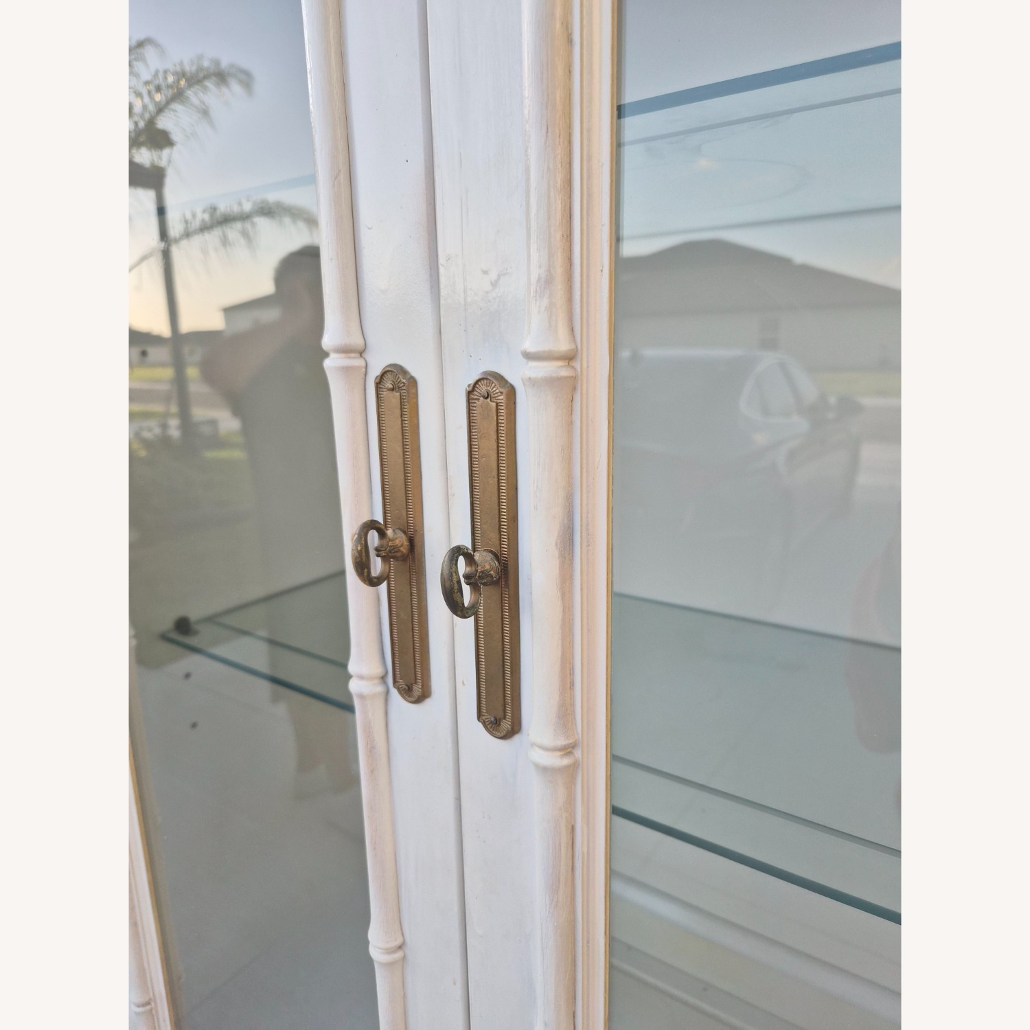 Thomasville Allegro Faux Bamboo China Cabinet - image-2