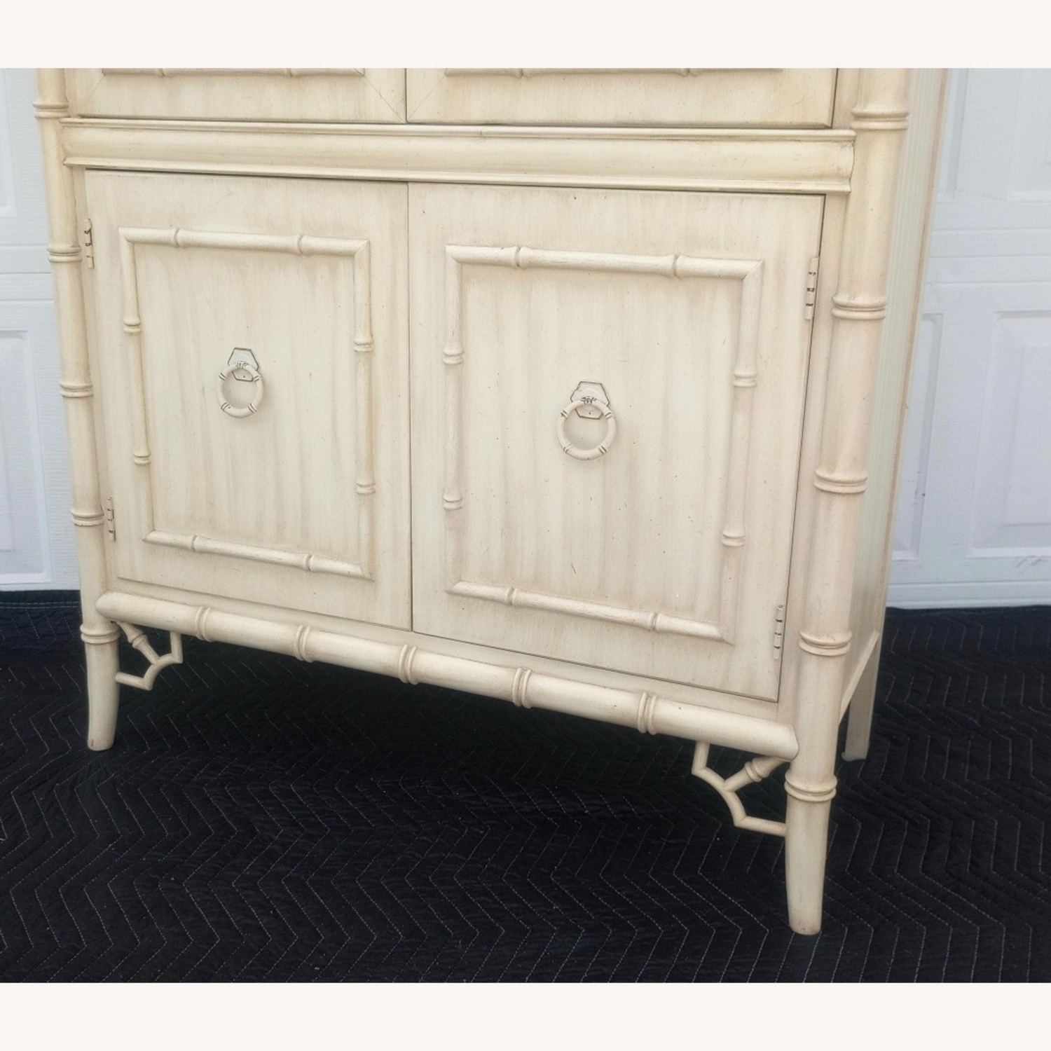 Thomasville Allegro Faux Bamboo China Cabinet - image-4