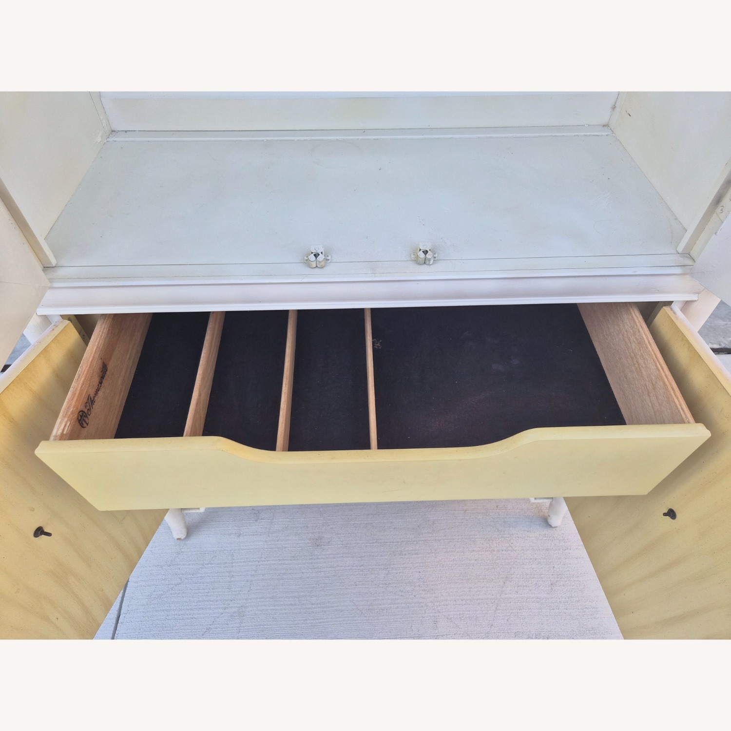 Thomasville Allegro Faux Bamboo China Cabinet - image-7