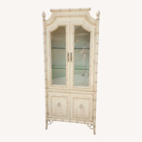 Thomasville Allegro Faux Bamboo China Cabinet