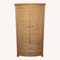 Pier 1 Imports San Angelo Natural Rattan Armoire