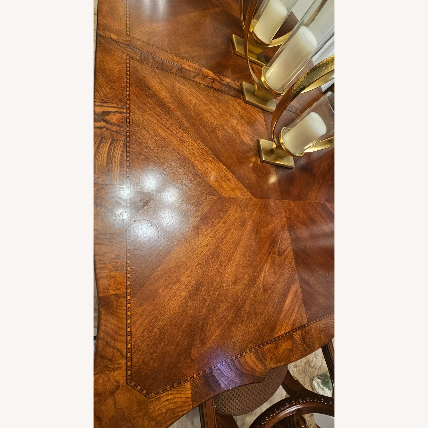 Ashley Dark Brown Wood Dining Set - image-6