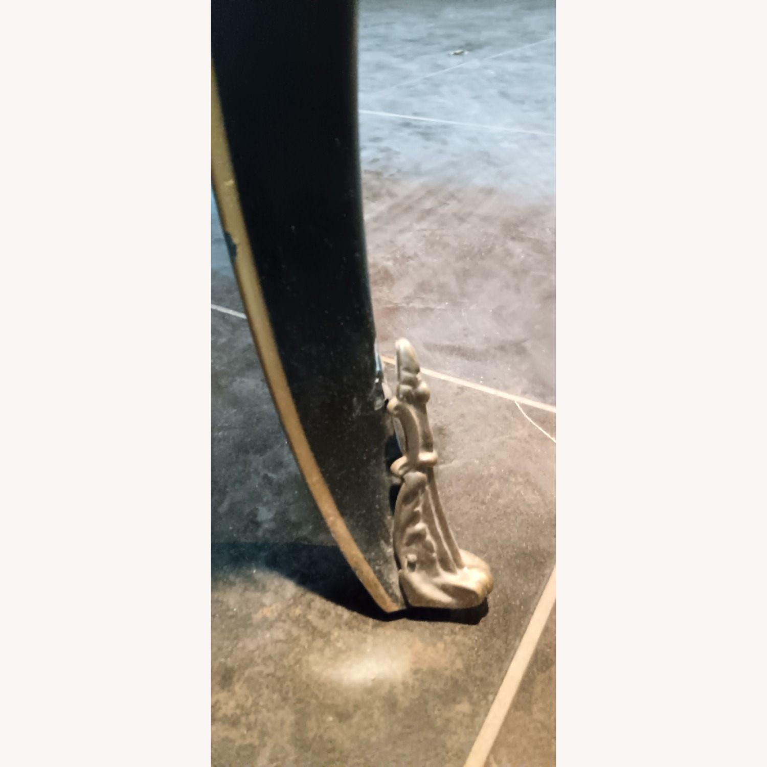 Drexel Black Glass Side Table - image-8