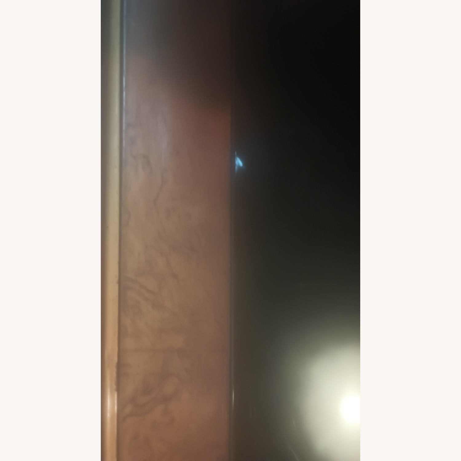 Drexel Black Glass Side Table - image-2