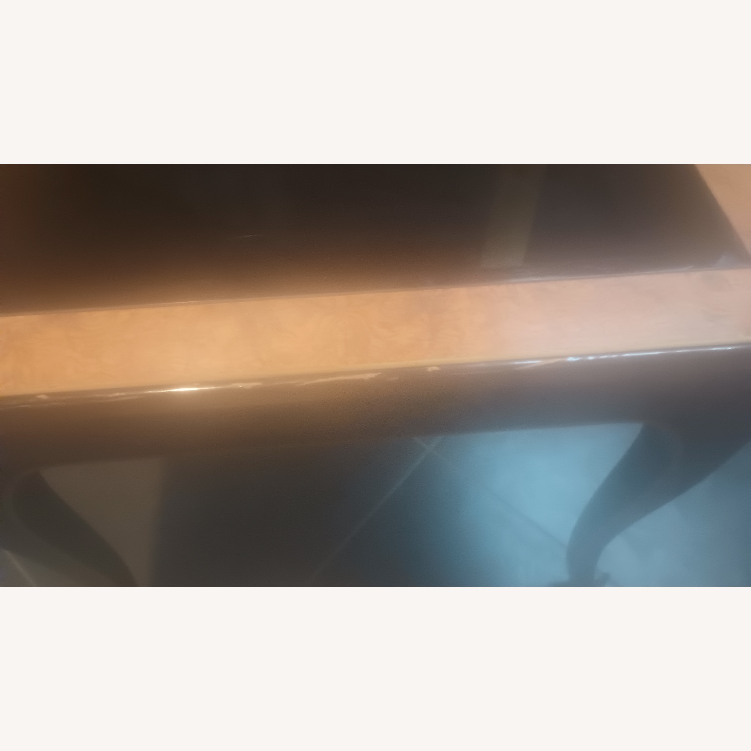 Drexel Black Glass Side Table - image-11