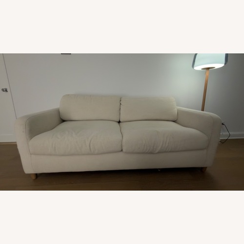 Used Article Vati 80” Sofa Bed Buckler Ivory for sale on AptDeco