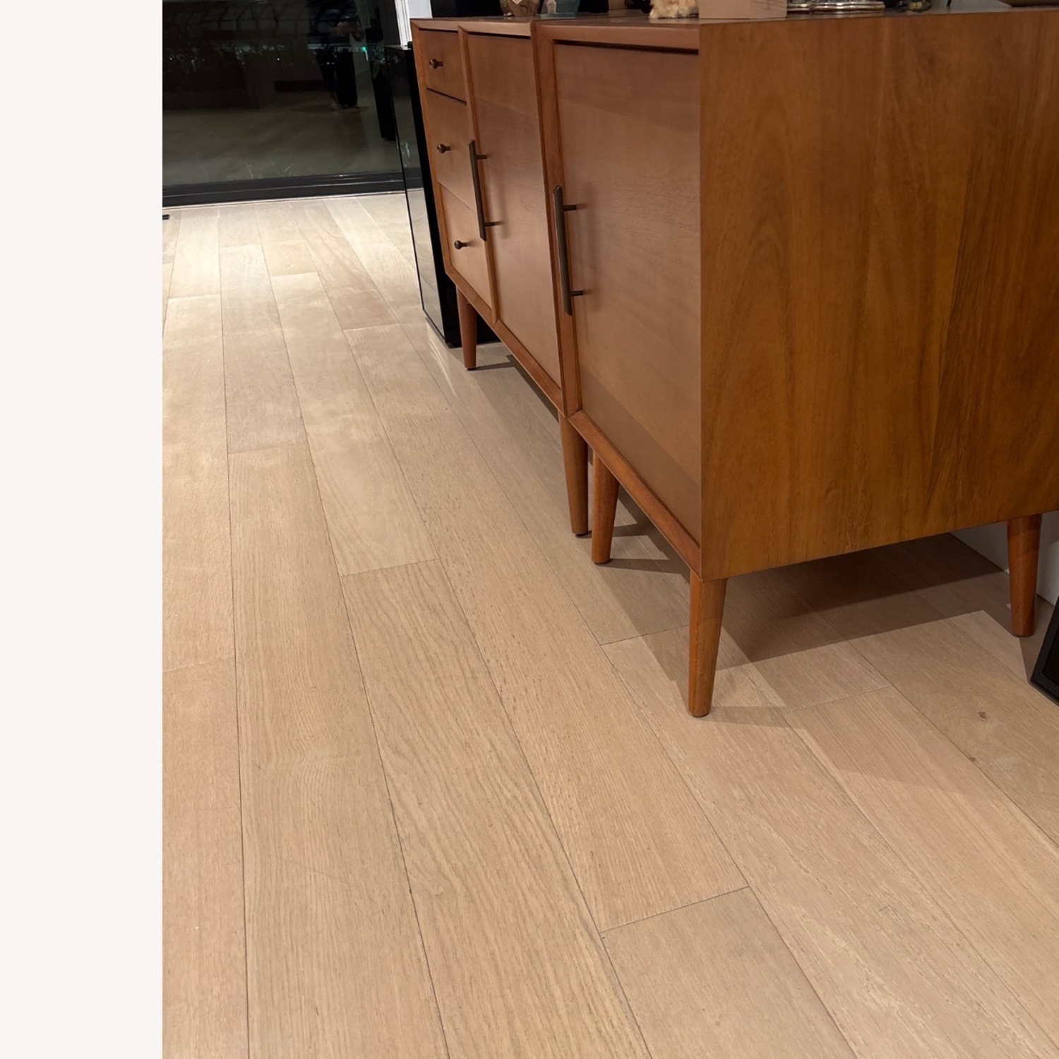 West Elm Light Brown Wood Media Storage - image-2