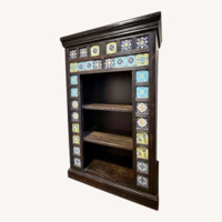 Vintage/Antique Dark Brown Wood Armoire