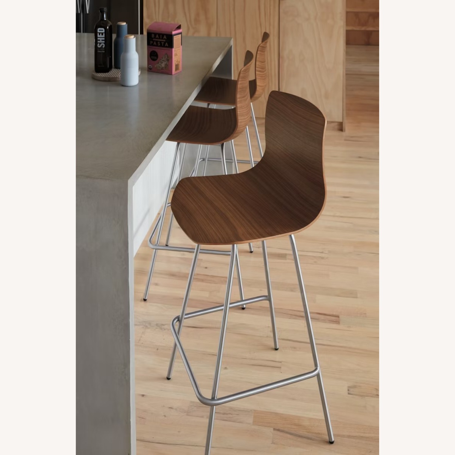 Design Within Reach Case Wood Counter Stools - image-1
