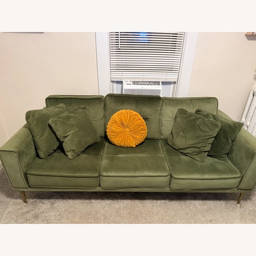 Used Ashley Velvet Sofa  for sale on AptDeco