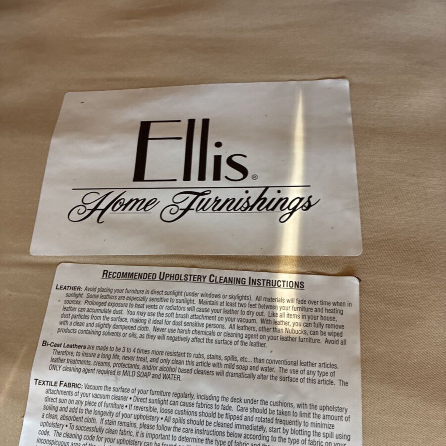 Ellis Home Furnishings Chenille 3-Seat Sofa - image-8