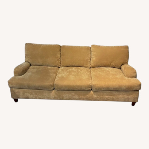 Used Ellis Home Furnishings Chenille 3-Seat Sofa for sale on AptDeco
