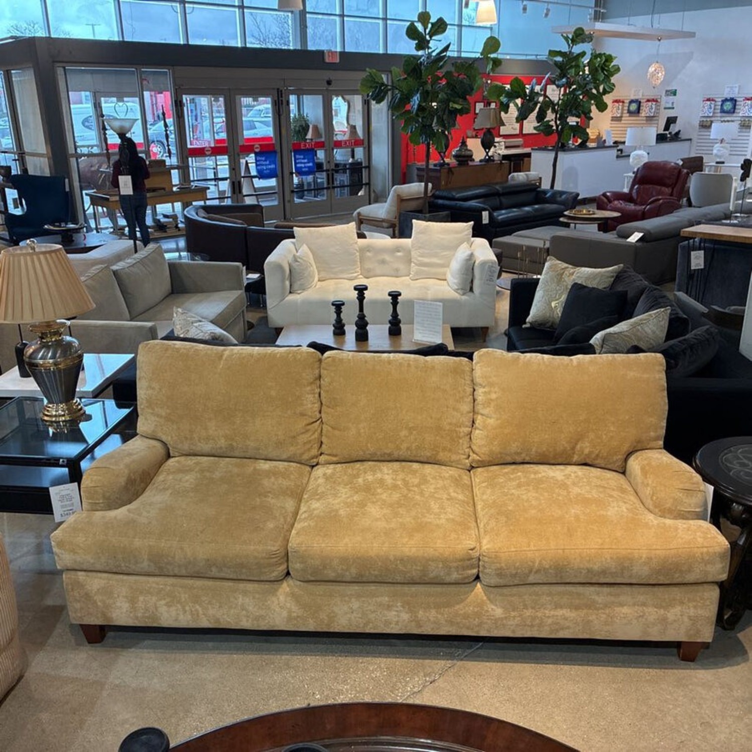 Ellis Home Furnishings Chenille 3-Seat Sofa - image-3