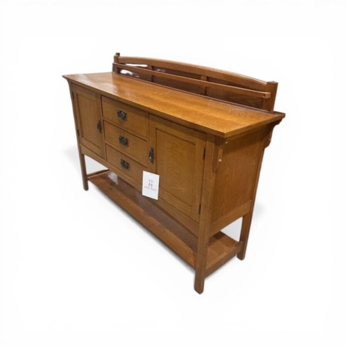 Used Bassett Arts & Crafts Style Oak Buffet for sale on AptDeco